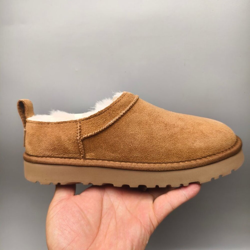 UGG Chestnut Suede Ankle Booties